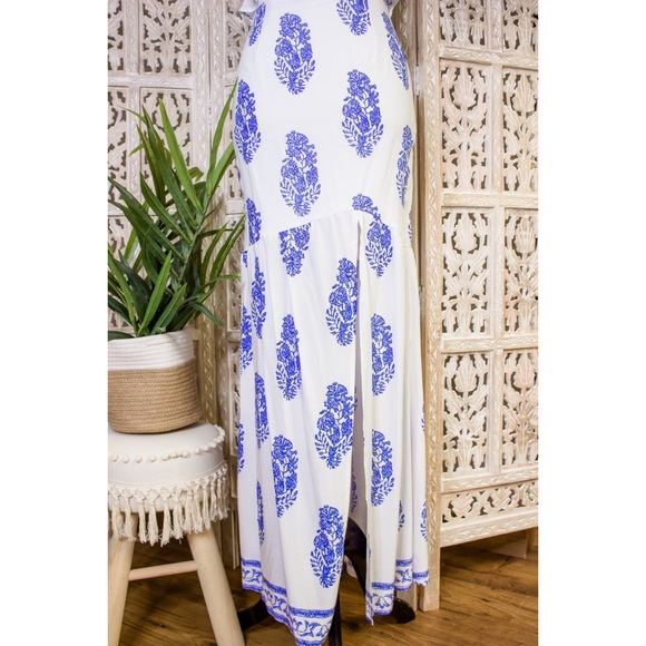 πHPπ Cut Out Design Printed Maxi Dress - Picture 14 of 16